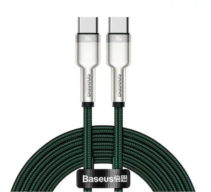 Cáp sạc siêu nhanh 100W Baseus Cafule Series Metal Data Cable Type-C to Type-C (100W)