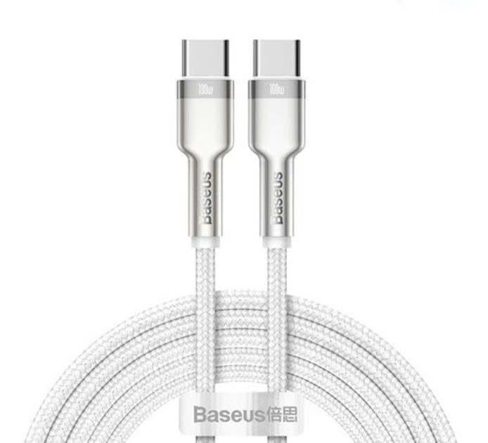 Cáp sạc siêu nhanh 100W Baseus Cafule Series Metal Data Cable Type-C to Type-C (100W)