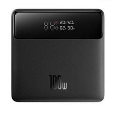 Pin dự phòng Baseus Blade 100W – 20000mAh, 4 cổng (2C + 2USB), sạc nhanh laptop, màn hình LED, kèm cáp C to C