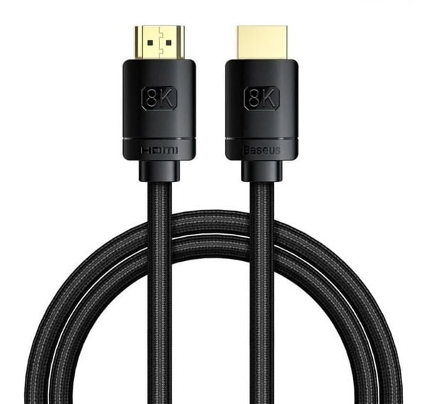 Cáp HDMI 2.1 8K cao cấp Baseus High Definition Series (HDMI to HDMI Cable, 8K Video Adapter Cable)