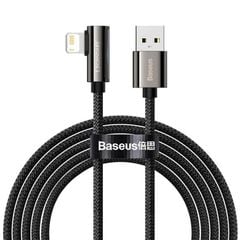 Cáp sạc Lightning đầu gâp chữ L Baseus Legend Series Elbow cho iPhone/iPad  (2.4A/480Mbps, LED/ Elbow Design, USB to Lightning Fast Charging)