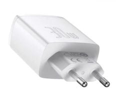 Cốc sạc nhanh Baseus Compact 30W – Siêu nhỏ gọn, 2 cổng USB + Type-C, hỗ trợ PD/QC3.0, sạc nhanh đa thiết bị tiện lợi