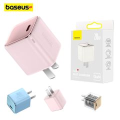 Củ Sạc Baseus GaN3 1C 20W  - Sạc nhanh, nhỏ gọn cho iPhone/iPad/Samsung/Xiaomi/Huawei (PD/QC Multi Quick Charge Support, Smart Protect)