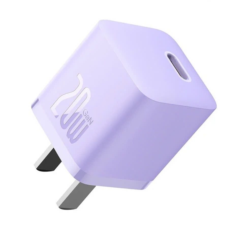 Bộ Sạc Nhanh 20W Baseus GaN5 Fast Charger 1C cho iPhone/Samsung (PD/QC Multi Quick Charge Support, Smart Protect)