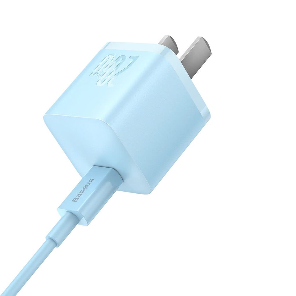 Bộ Sạc Nhanh 20W Baseus GaN5 Fast Charger 1C cho iPhone/Samsung (PD/QC Multi Quick Charge Support, Smart Protect)