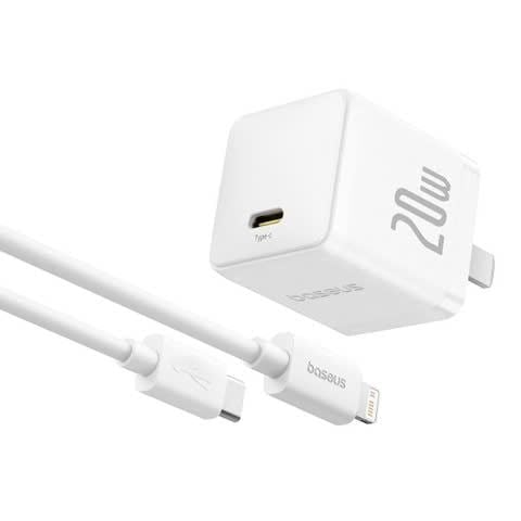 Bộ Sạc Nhanh 20W Baseus GaN5 Fast Charger 1C cho iPhone/Samsung (PD/QC Multi Quick Charge Support, Smart Protect)