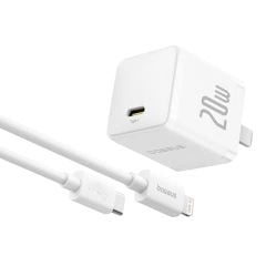 Bộ Sạc Nhanh 20W Baseus GaN5 Fast Charger 1C cho iPhone/Samsung (PD/QC Multi Quick Charge Support, Smart Protect)