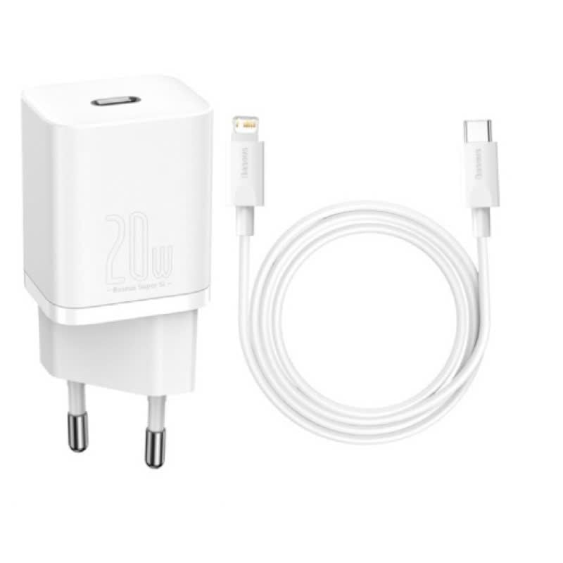 Bộ Sạc Nhanh 20W Baseus GaN5 Fast Charger 1C cho iPhone/Samsung (PD/QC Multi Quick Charge Support, Smart Protect)