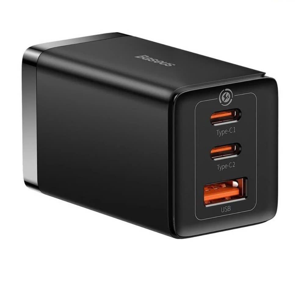Bộ sạc nhanh Baseus GaN5 Pro 65W – Combo củ sạc + cáp C to C 100W, 2C + USB, hỗ trợ PD3.0/PPS/QC4.0/SCP/FCP
