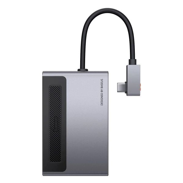 Hub 6 in 1 Baseus Magic – Type-C to HDMI 4K, USB 3.0, SD/TF, AUX 3.5mm, PD 100W, gắn iPad/Macbook/Surface Pro 7 tiện lợi