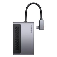 Hub 6 in 1 Baseus Magic – Type-C to HDMI 4K, USB 3.0, SD/TF, AUX 3.5mm, PD 100W, gắn iPad/Macbook/Surface Pro 7 tiện lợi