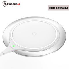 Đế sạc nhanh không dây Baseus Metal LV251 cho Apple iPhone 8/ iPhone X / Samsung S8/ S9/ Note 8 ( 10W/ 7.5W, Qi Wireless Quick Charger)