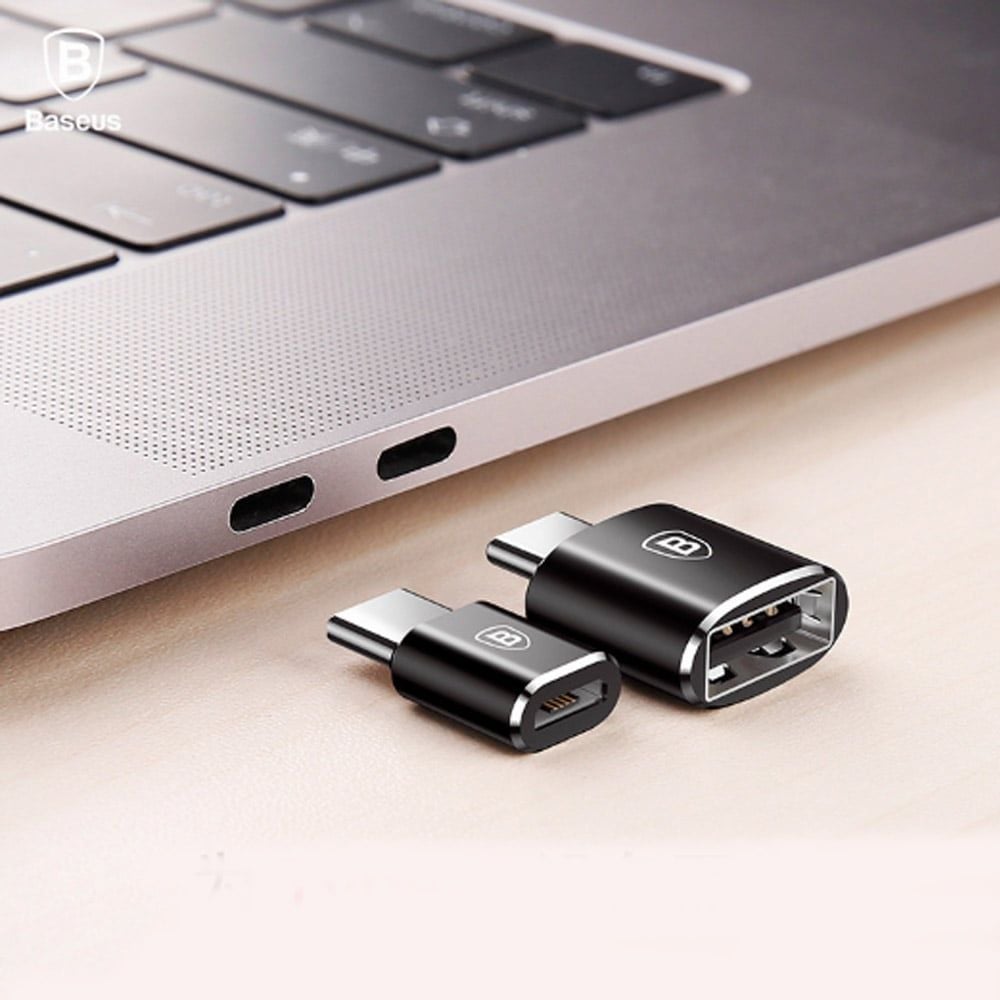 Đầu Chuyển Micro USB Sang USB Type C 2.4 Baseus