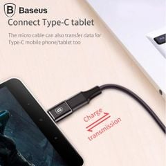 Đầu Chuyển Micro USB Sang USB Type C 2.4 Baseus