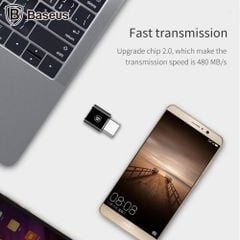 Đầu Chuyển Micro USB Sang USB Type C 2.4 Baseus