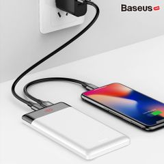 Pin sạc dự phòng Baseus Mini Cu Digital Display LV316 cho Smartphone/ Tablet (10,000mAh, 2 Port USB, LCD Display)