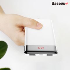 Pin sạc dự phòng Baseus Mini Cu Digital Display LV316 cho Smartphone/ Tablet (10,000mAh, 2 Port USB, LCD Display)