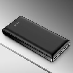 Pin dự phòng sạc nhanh Baseus Mini JA 3A Fast Charge Power Bank 30,000mAh cho Smartphone/ Tablet/ Laptop/ Macbook (15W PD Fast charge, 2Port USB+ Type C)