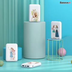 Pin sạc dự phòng nhỏ gọn Baseus Mini JA Power Bank 10000mAh dùng cho iPhone/ Samsung/ Oppo (2 Port USB)