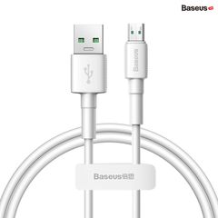 Cáp sạc nhanh Micro USB Baseus Mini White Cable cho Oppo/ Huawei/ Xiaomi/Samsung (4A/20W, VOOC, Quick Charge Micro USB TPE Cable)