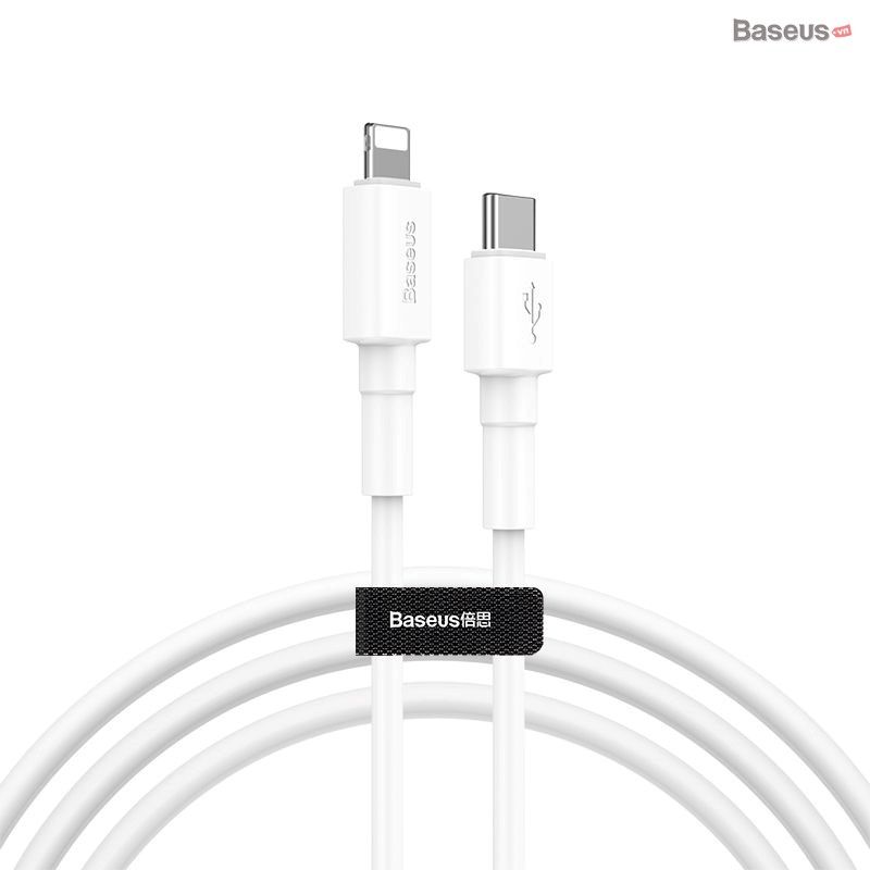 Cap Sạc Nhanh Type C To Lightning Hỗ Trợ Pd 18w Baseus Mini White Tpe Baseus Việt Nam