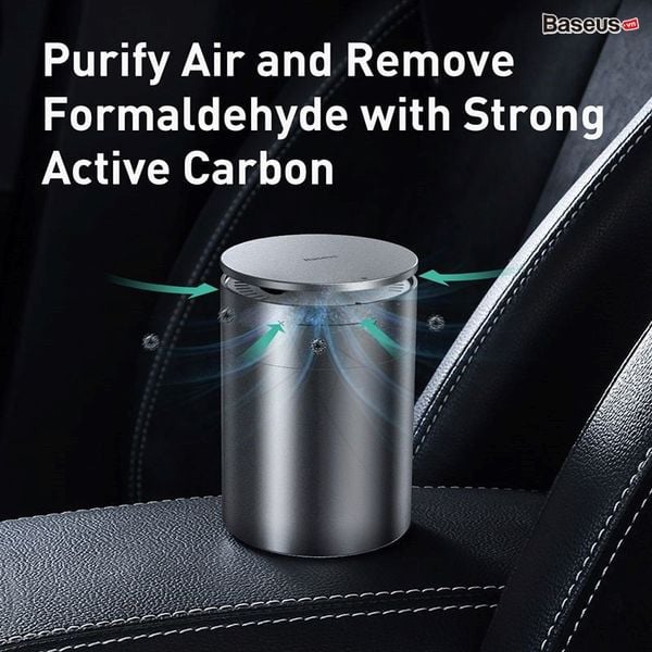 Bộ nước hoa khô khử mùi, lọc không khí dùng cho xe hơi Baseus Minimalist Car Cup Holder (Air Freshener with Formaldehyde Purification Function)