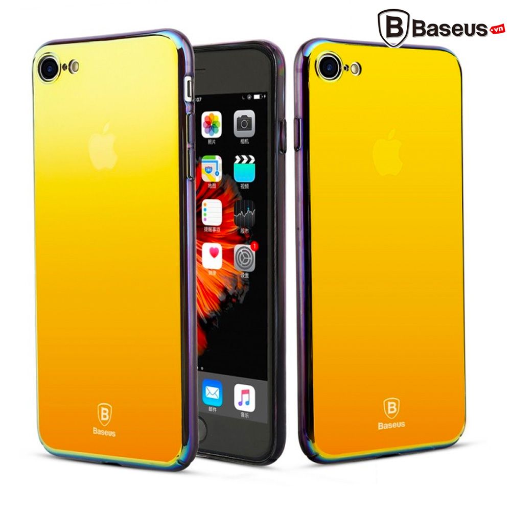 Ốp lưng tráng gương đổi màu Baseus Mirror Glass Case cho Iphone 6/ 7/ 8/ Plus