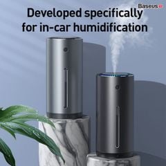 Máy phun sương tạo ẩm chuyên dùng cho xe hơi Baseus Moisturizing Car Humidifier (300ml, Alloy Air Humidifier Aroma)