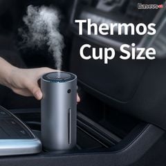 Máy phun sương tạo ẩm chuyên dùng cho xe hơi Baseus Moisturizing Car Humidifier (300ml, Alloy Air Humidifier Aroma)