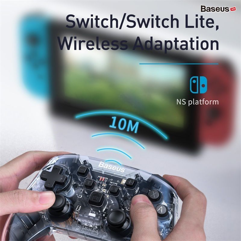 Tay cầm chơi Game không dây Baseus Nintendo Switch Motion Sensing Vibrating Gamepad (SW/PC Dual Mode)