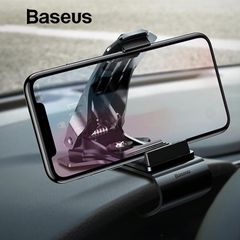 Bộ đế giữ điện thoại dùng trong xe hơi Baseus Mouth Car Holder (Mount Clip, Clamp Adjustable Phone Holder Stand)