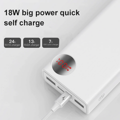 Pin dự phòng sạc nhanh Baseus Mulight PD/QC 3.0 Quick Charger 20,000mAh cho Smartphone/ Tablet/ Macbook (18W, QC 3.0 + PD 3.0 Power Delivery , LED, 2 Port USB + Type C in/out)