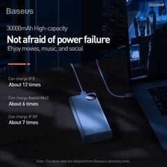 Pin dự phòng sạc nhanh Baseus Mulight PD/QC 3.0 Quick Charge cho Smartphone/ Tablet/ Macbook ( 20000mAh / 30000mAh, 18W / 33W PD & QC3.0 , 4*Port USB+ Type C in/out, LED Display)