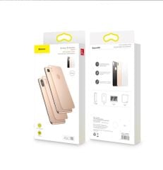 Kính cường lực 5 lớp chống trầy mặt lưng Baseus Full Coverage Curved LV305 cho iPhone XS/ XR/ XS Max (0.3mm, 9H, Scratch Proof Back Glass Film Cover)