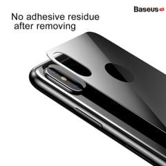 Kính cường lực 5 lớp chống trầy mặt lưng Baseus Full Coverage Curved LV305 cho iPhone XS/ XR/ XS Max (0.3mm, 9H, Scratch Proof Back Glass Film Cover)