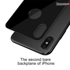 Kính cường lực mặt lưng Baseus LV305 – 5 lớp, 9H, 0.3mm, full viền, chống trầy, cho iPhone XS/XR/XS Max