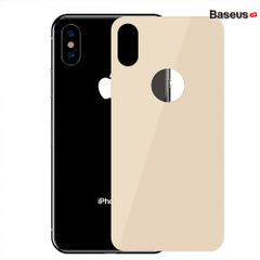 Kính cường lực 5 lớp chống trầy mặt lưng Baseus Full Coverage Curved LV305 cho iPhone XS/ XR/ XS Max (0.3mm, 9H, Scratch Proof Back Glass Film Cover)