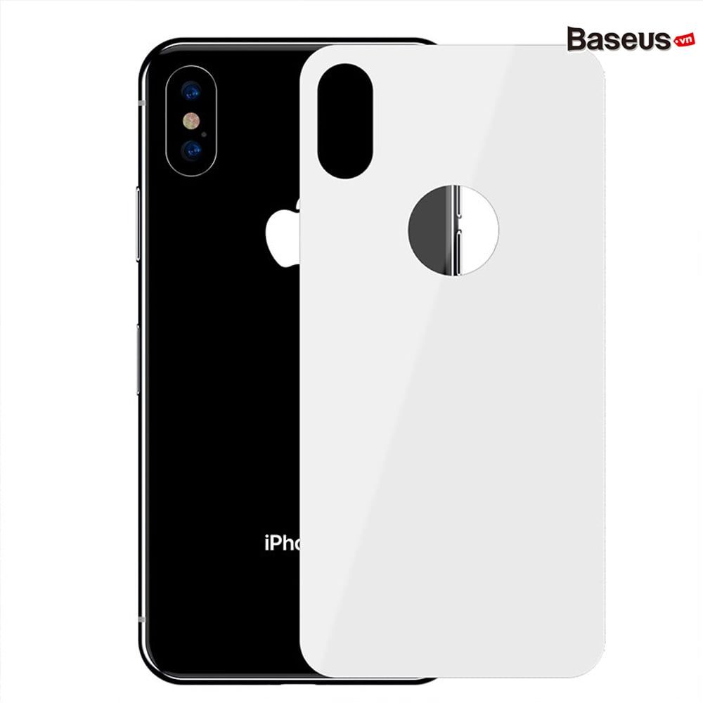 Kính cường lực mặt lưng Baseus LV305 – 5 lớp, 9H, 0.3mm, full viền, chống trầy, cho iPhone XS/XR/XS Max