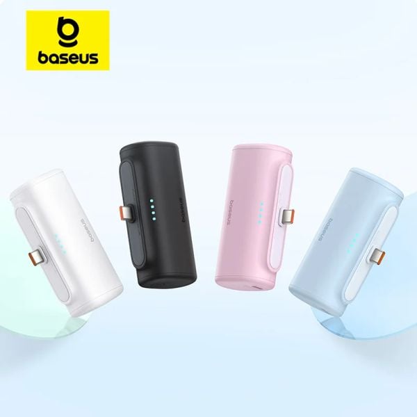 Pin Sạc Dự Phòng Mini Baseus Compact Fast Charging Power Bank Type-C Edition 5000mAh 20W