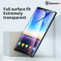 Kính cường lực 3D tràn full viền Baseus cho Samsung Note 9 (0.3mm, kính 5 lớp chống trầy, Chống bám vân tay, Curved Full Screen)