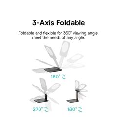 Giá đỡ từ tính Baseus PrimeTrip VX1 – Gập 3 trục, 2 mặt nam châm, siêu mỏng, nhiều chế độ dựng tiện lợi