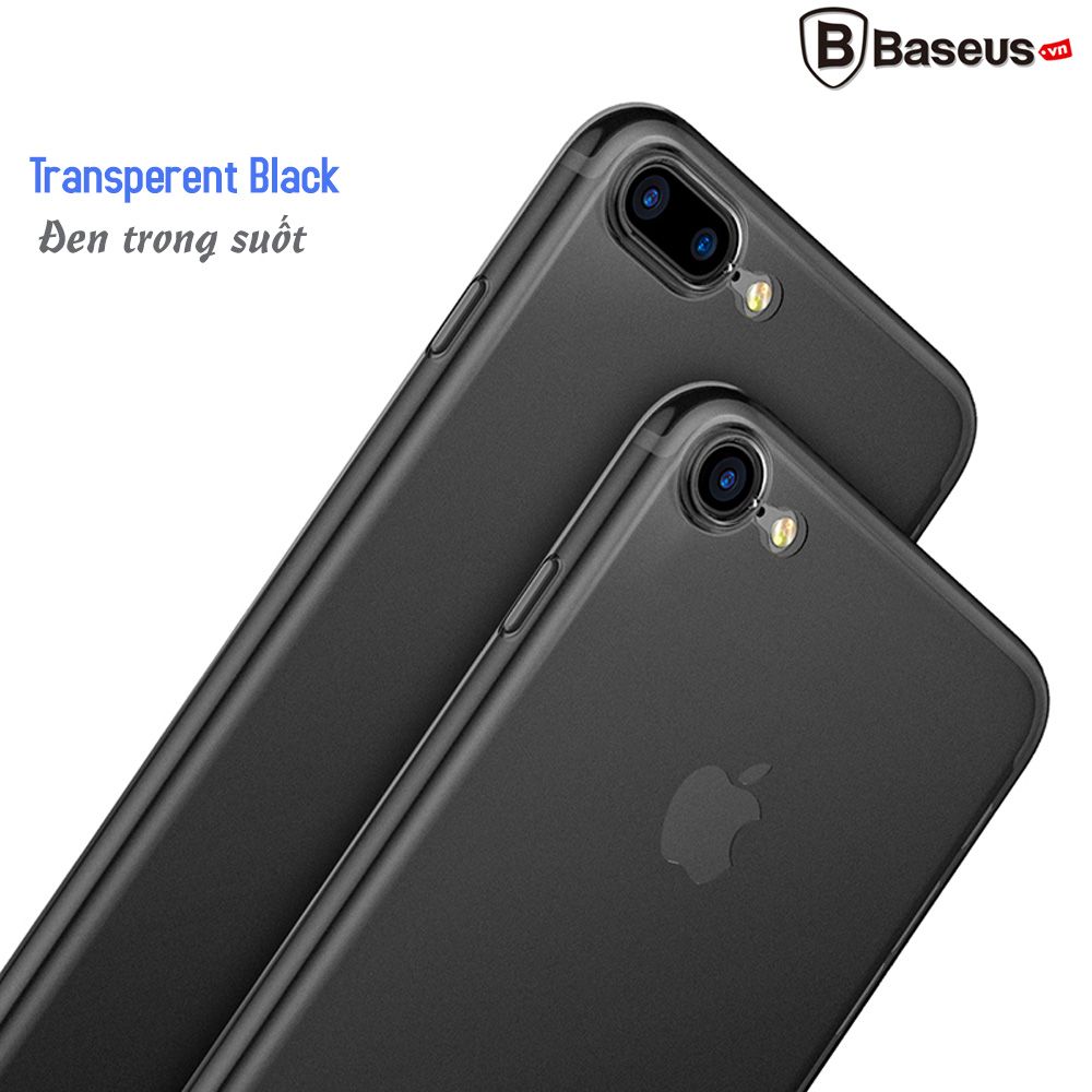 Ốp lưng Siêu mỏng, Chống bám vân tay Baseus  Wing Case LV167 cho iPhone 6/ 7/ 8/ Plus  ( 0.4mm Ultra Thin Hard Plastic Matte Case )