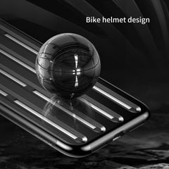 Ốp lưng tản nhiệt, chống sốc Baseus Cycling Helmet Case Cho iPhone XS/ XR/ XS Max (Soft Silicone + Hard PC Hybrid)