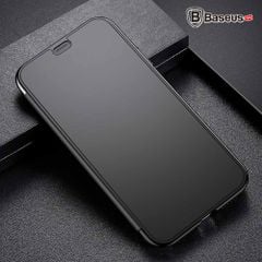 Ốp lưng 2 mặt Baseus Touchable Clear View Case LV177 cho iPhone X (Soft TPU + Hard PC, 360 Full Protective Flip Cases)