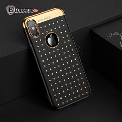 Ốp Lưng Baseus Star Lighting case LV198 cho iPhone X (Plating Soft Silicone Anti Knock ,Dirt-resistant)