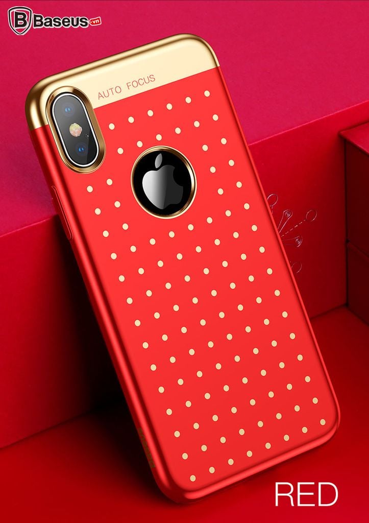 Ốp Lưng Baseus Star Lighting case LV198 cho iPhone X (Plating Soft Silicone Anti Knock ,Dirt-resistant)