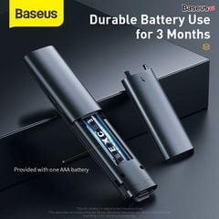 Bút trình chiếu Baseus Orange Dot – Laser đỏ, 100m, điều khiển không dây, USB/Type-C, cho Laptop/MacBook