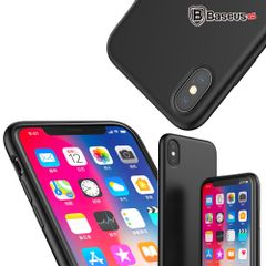 Ốp lưng chống va đập, chống bám bẩn Baseus Original LSR Case LV226 cho iPhone X (Original Liquid Silicone Case)