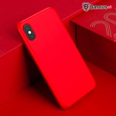 Ốp lưng chống va đập, chống bám bẩn Baseus Original LSR Case LV226 cho iPhone X (Original Liquid Silicone Case)