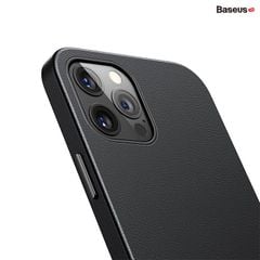 Ốp lưng da PU tích hợp nam châm Baseus Original Magnetic Leather Case dùng cho iPhone 12/Pro/Promax (Anti-Fingerprint, PU Leather, Full protection Magsafe Case)